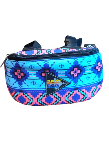 Beat Bag Schulz Equine Pommel Bag with Bluetooth Speakers - Bubble Gum Aztec