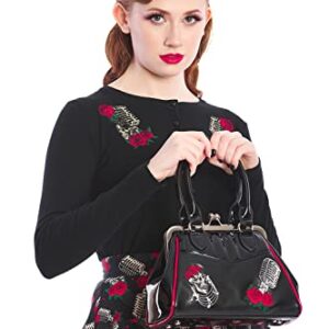 Lost Queen Nashville Rockabilly Vintage Retro Handbag - Black/One Size