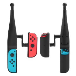 Nintendo Switch Fishing Rod, Fishing Rod Hand Grip for Switch Legendary Fishing, Game Handle Grip Compatible with Nintendo Switch Joycons