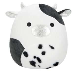 squishmallow official kellytoy plush farm squad squishy soft plush toy animals (ulga cow, 12 inch)