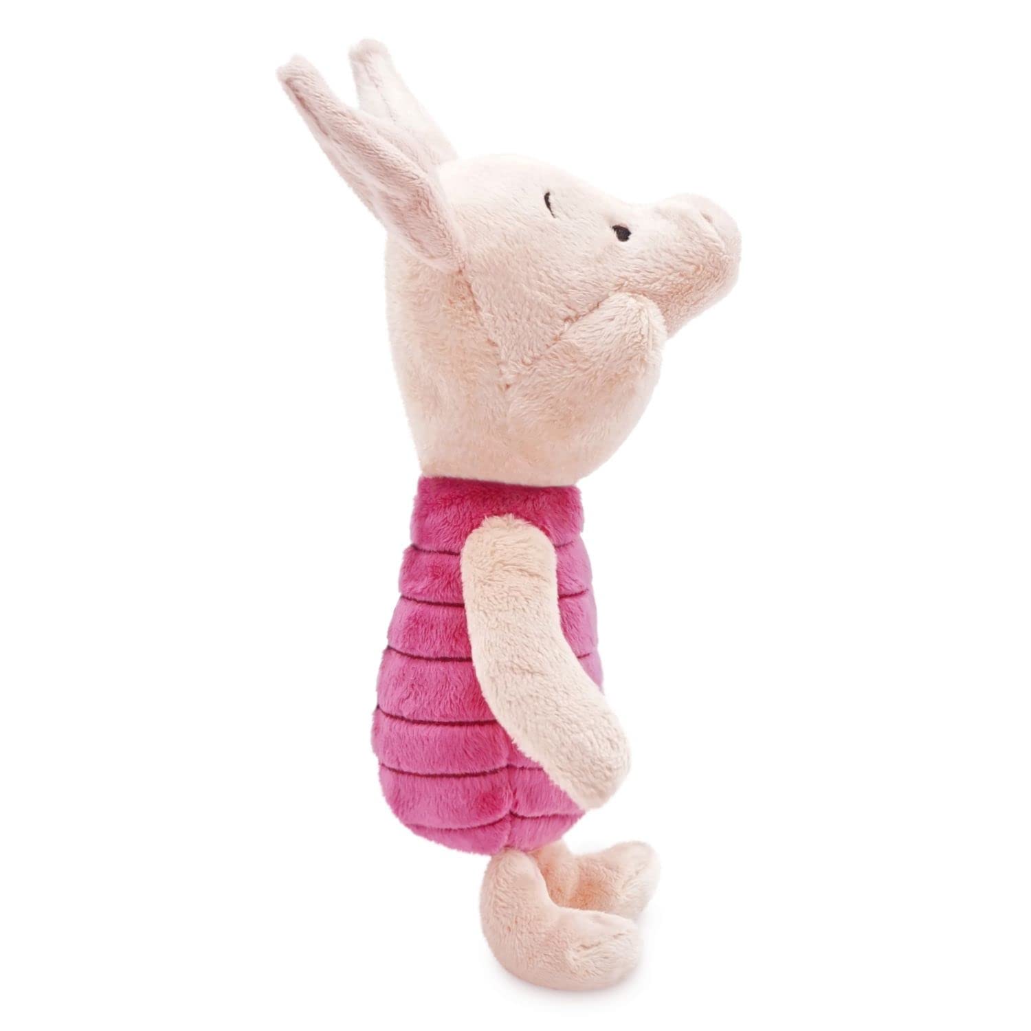 Disney Piglet Plush, Winnie The Pooh, Small, 11 Inches, Inspired by Winnie The Pooh, Cuddly Toy with Fluffy Mane and Detachable Tail, Embroidered Details, Suitable for All Ages