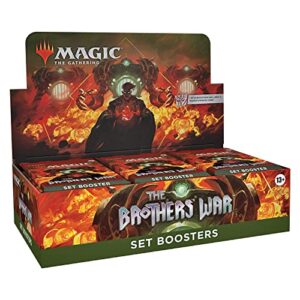 Magic The Gathering The Brothersâ€™ War Set Booster Box | 30 Packs (360 Magic Cards)