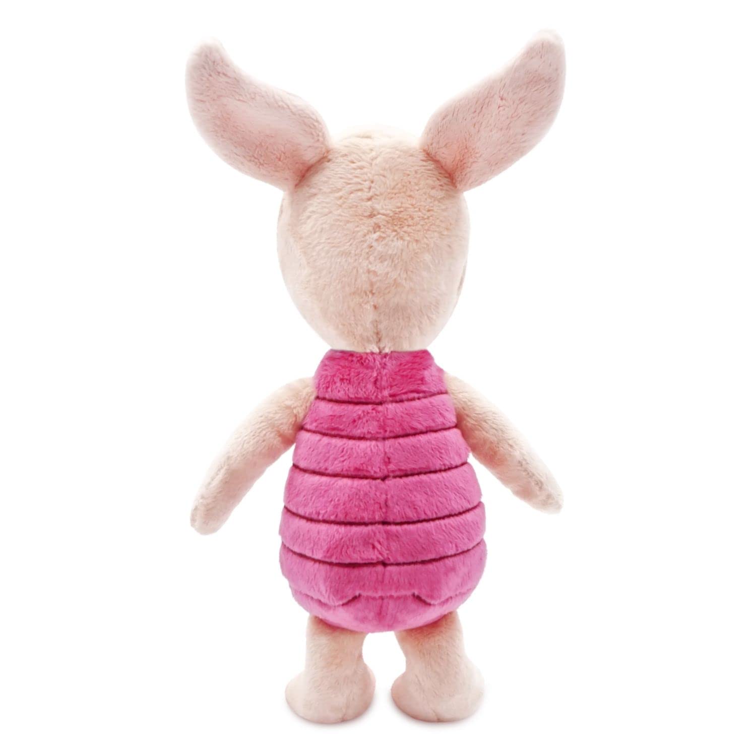 Disney Piglet Plush, Winnie The Pooh, Small, 11 Inches, Inspired by Winnie The Pooh, Cuddly Toy with Fluffy Mane and Detachable Tail, Embroidered Details, Suitable for All Ages