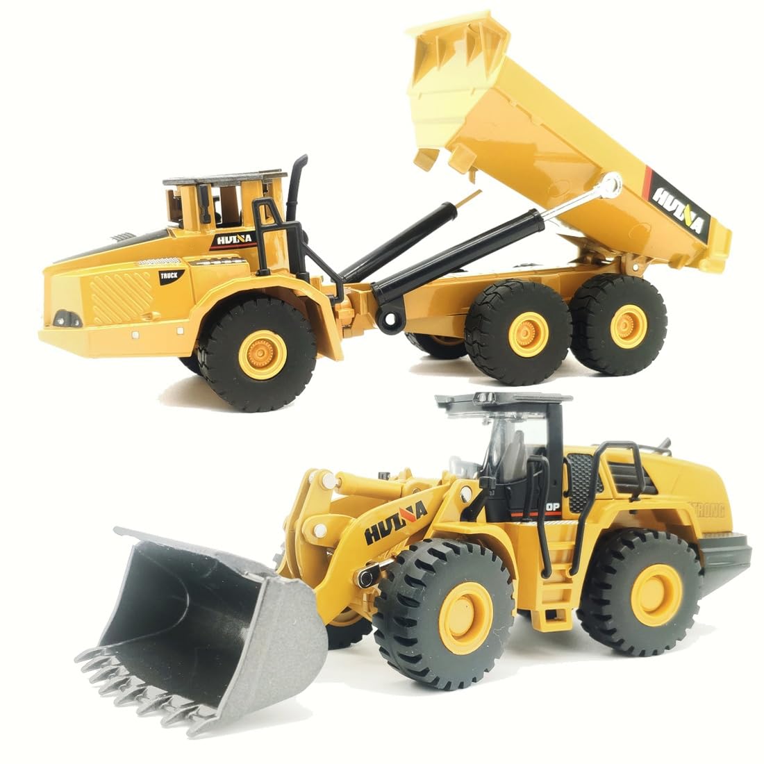 DDLONGDD Bulldozer Toys for Boys Heavy-Duty Metal Loader Vehicle Sand/Beach Toy with Functional Arm and Bucket,Realistic Perfect for Sandbox Indoor/Outdoor Play Sturdy Construction Model