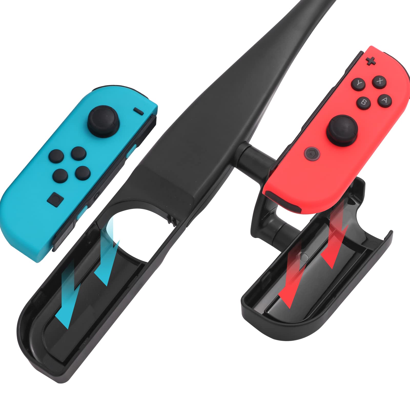 Nintendo Switch Fishing Rod, Fishing Rod Hand Grip for Switch Legendary Fishing, Game Handle Grip Compatible with Nintendo Switch Joycons