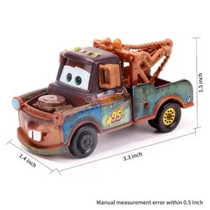 Movie Car 2 3 Mack Uncle Mater Chick Hicks Toys Diecast 1:55 Gift Box Toys Car Play Set Model Vehical for Boys Kids (13pcs)