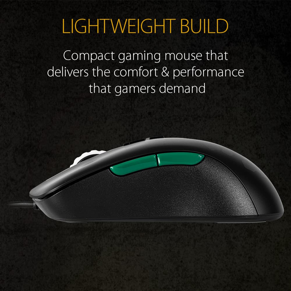 ASUS TUF Gaming Wired Ergonomic Gaming Mouse 7,000 DPI Optical Sensor, 7 Programmable Tactile Buttons, AuraSync RGB Lighting, Lightweight Build, Durable Switches, On-Board Memory, Demon Slayer,TANJIRO