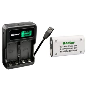 kastar 1-pack battery and lzd2 usb charger compatible with xbox one, xbox one s, xbox one x, xbox one x/s, xbox series x/s, xbox one elite wireless controller