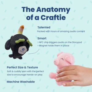 Storypod Music Craftie | Melodee Moose | Audio Yarn Character for The Screen Free Audio Learning System for Preschoolers | Stories & Songs from Music for Sprouts' Mr. Chris