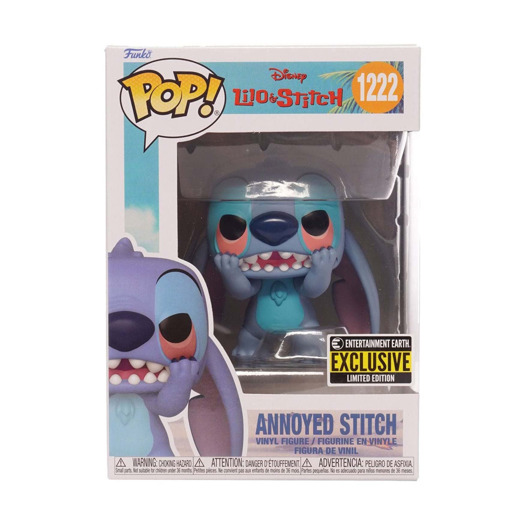 Funko Pop! Disney - Lilo & Stich - Annoyed Stitch Figure (Entertainment Earth Exclusive)