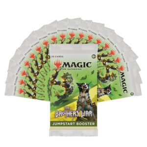 Magic: The Gathering The Brothers’ War Jumpstart Booster Box | 18 Packs (360 Magic Cards)