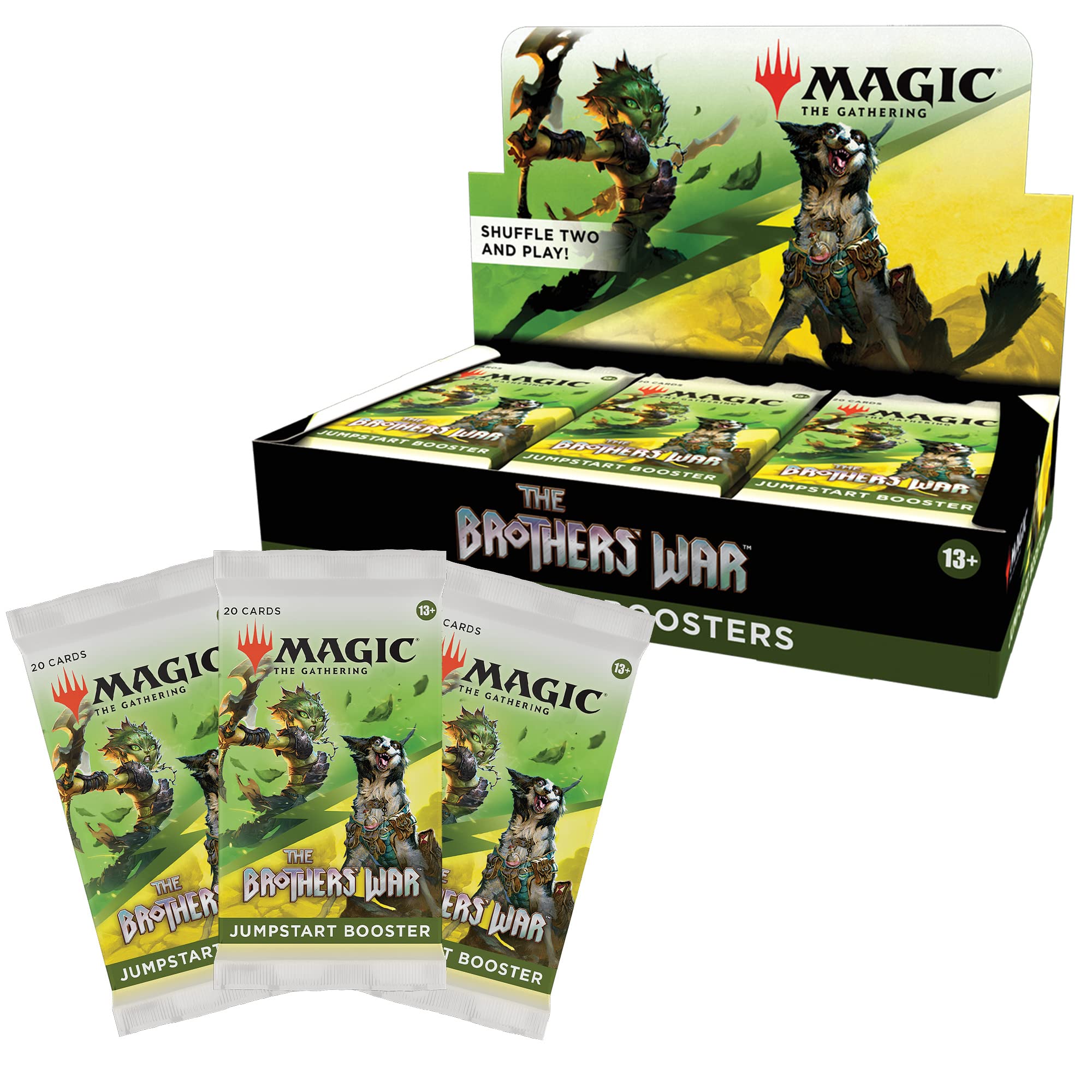 Magic: The Gathering The Brothers’ War Jumpstart Booster Box | 18 Packs (360 Magic Cards)