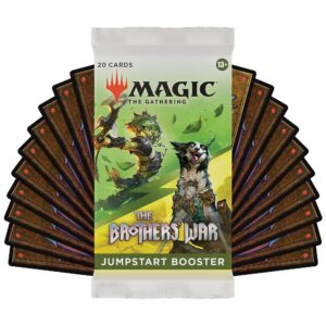 Magic: The Gathering The Brothers’ War Jumpstart Booster Box | 18 Packs (360 Magic Cards)