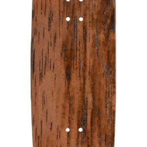 Teak Tuning Prolific Wooden Fingerboard Deck, 33.5mm x 96mm Boxy Shape - Two Tone - 6 Ply with Double Color Mid Plies - Includes Prolific Foam Tape