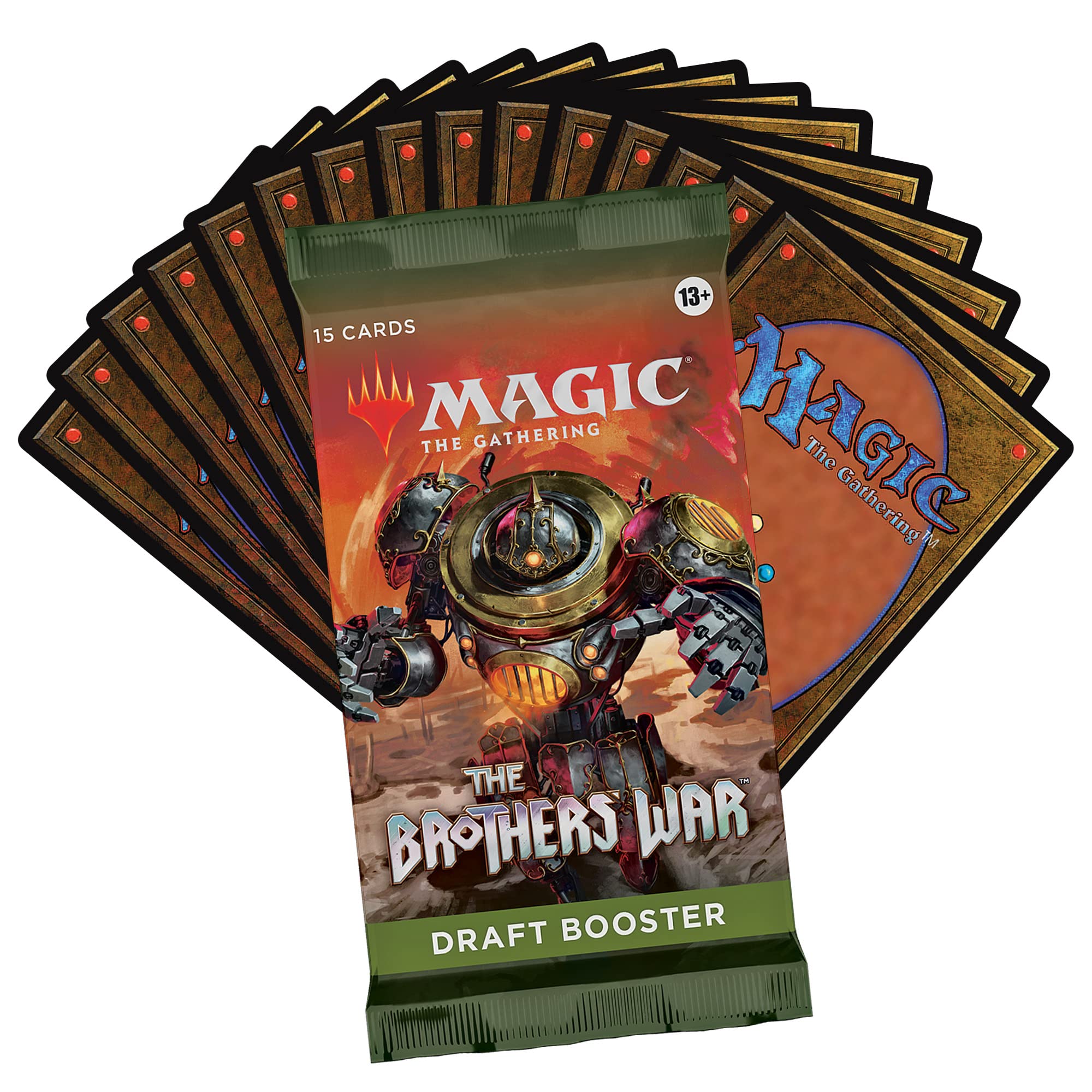 Magic: The Gathering The Brothers’ War Draft Booster Box | 36 Packs (540 Magic Cards)