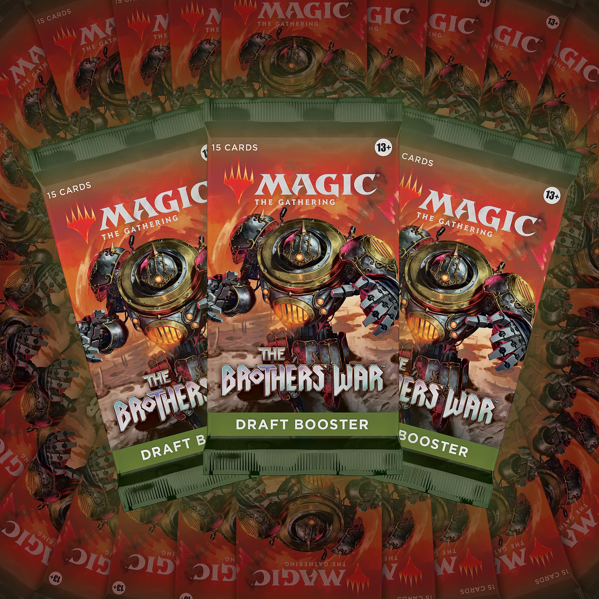 Magic: The Gathering The Brothers’ War Draft Booster Box | 36 Packs (540 Magic Cards)