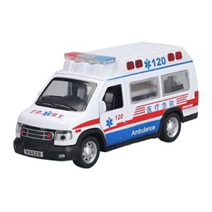 swoq emergency vehicle model, aluminum ambulance model interesting aluminum pickup function with led lights for more than 3 years