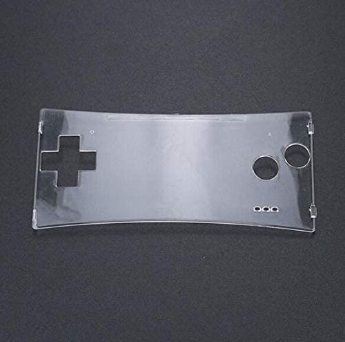 Front Faceplate Housing Shell Case Cover Replacement for Nintendo Game Boy Micro GBM (Clear)