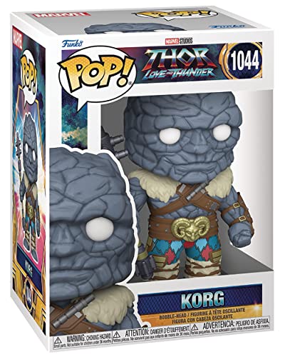 POP Thor: Love and Thunder - Korg Funko Vinyl Figure (Bundled with Compatible Box Protector Case), Multicolor, 3.75 inches