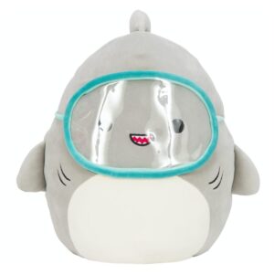 squishmallows 7.5" gordon the shark with facemask