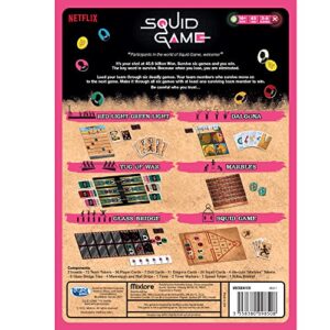 Mixlore Squid Game The Board Game | Thrilling Survival Strategy Game for Adults and Teens Based on The Hit Netlix Series | Ages 16+ | 3-6 Players | Average Playtime 45 Minutes | Made by Mixlore