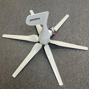 Smaraad Renewable Wind turbines ， 400W 24V with 3 Blade 2.5m/s Low Wind Speed Starting Wind Windmill for Home