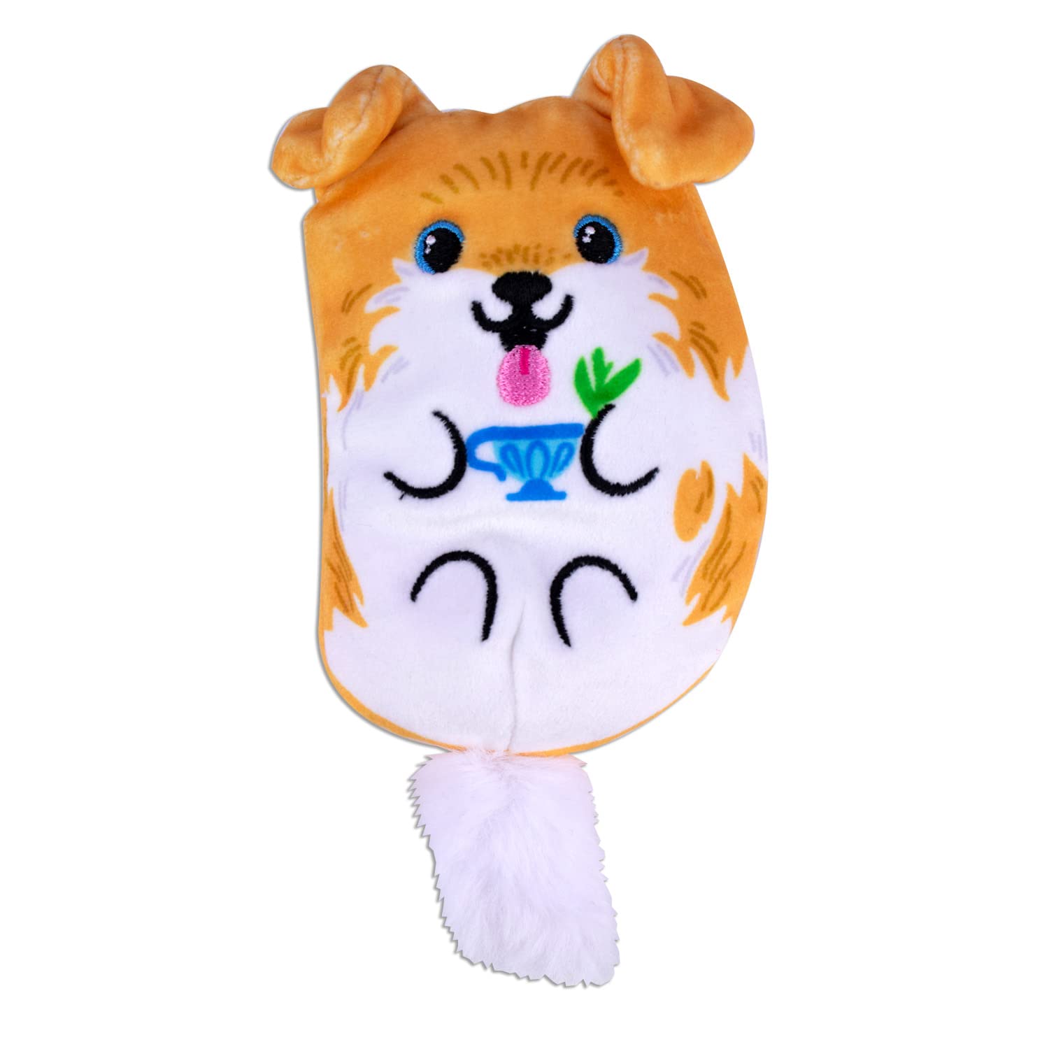 Dogs vs Squirls - Jasper & Brian - 2-Pack - 4" Amazon Exclusive Squishy Bean Filled Plushies! - Collect These as Stocking Stuffers, Fidget Toys, or Sensory Toys - Great for Kids, Boys, & Girls!