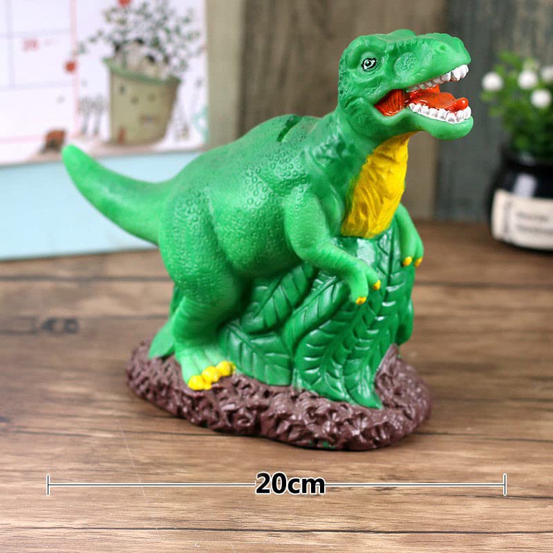 BYVUTE Ready to Paint Ceramic & Plastic, Your Own Table Paintable Dinosaur Statues Decoration Unpainted DIY Ceramic Figurines for Kids and Adults Arts and Crafts