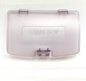 battery back door cover case lid for gameboy color gbc game (clear purple)