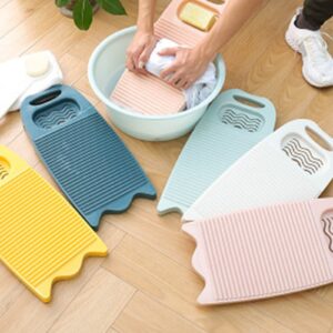 Khakho Plastic Mini Washboard Rectangle Washing Clothes Board Hand Washing Clothes and Small Delicate Articles