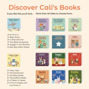 Cali's Books I'm a Little Teapot Interactive Musical Book for Toddlers 1-3 | Books for 1 Year Old | Sound Book for Toddlers | Singing Books for Toddlers 1-3