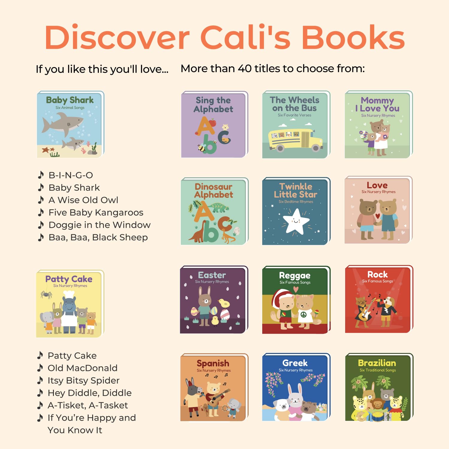 Cali's Books I'm a Little Teapot Interactive Musical Book for Toddlers 1-3 | Books for 1 Year Old | Sound Book for Toddlers | Singing Books for Toddlers 1-3