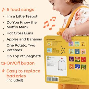 Cali's Books I'm a Little Teapot Interactive Musical Book for Toddlers 1-3 | Books for 1 Year Old | Sound Book for Toddlers | Singing Books for Toddlers 1-3