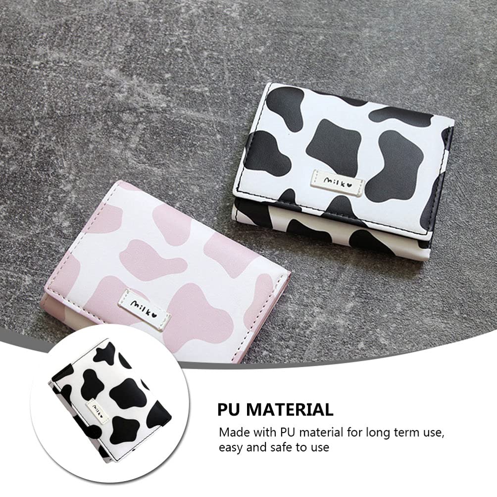 SHERCHPRY Mens Shorts Cow Pattern Wallet, Cute Cow Print Wallet, Cartoon Change Purse, Small Change Wallet for Girl Women Womens Shorts