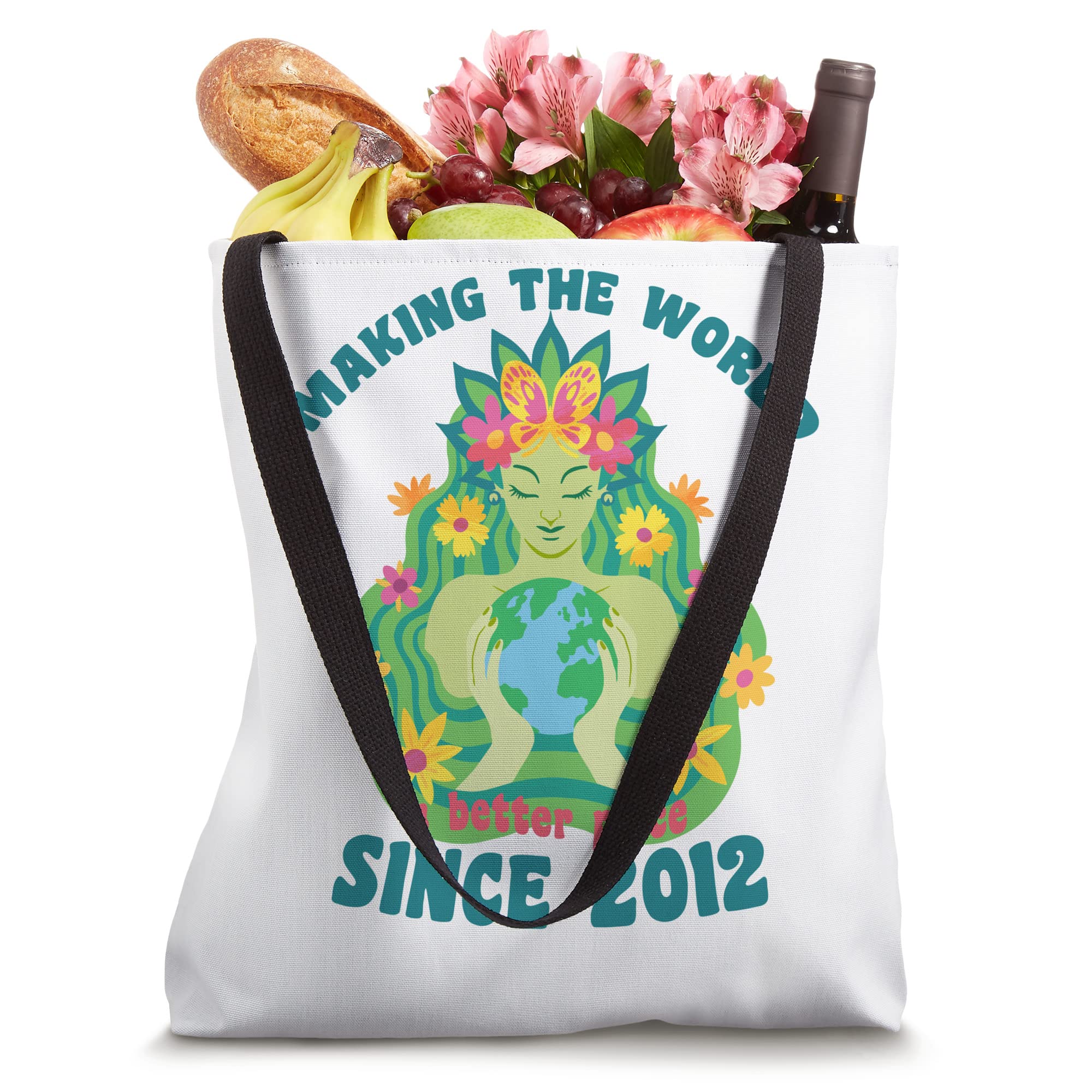 Making the world better place since 2012 birthday Tote Bag