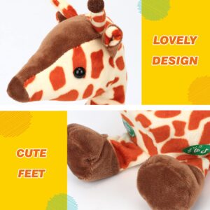 Easfan Dancing Singing Giraffe Repeat What You Say Talking Stuffed Animal Funny Interactive Electric Toy Mimicking Speaking Recording Musical Plush Gifts for Kids,14"