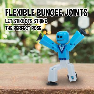 Zing Stikbot Avatar Series 1, Set of 6 UV Print Stikbot Collectable Action Figures, Create Stop Motion Animation, Great for Kids Ages 4 and Up