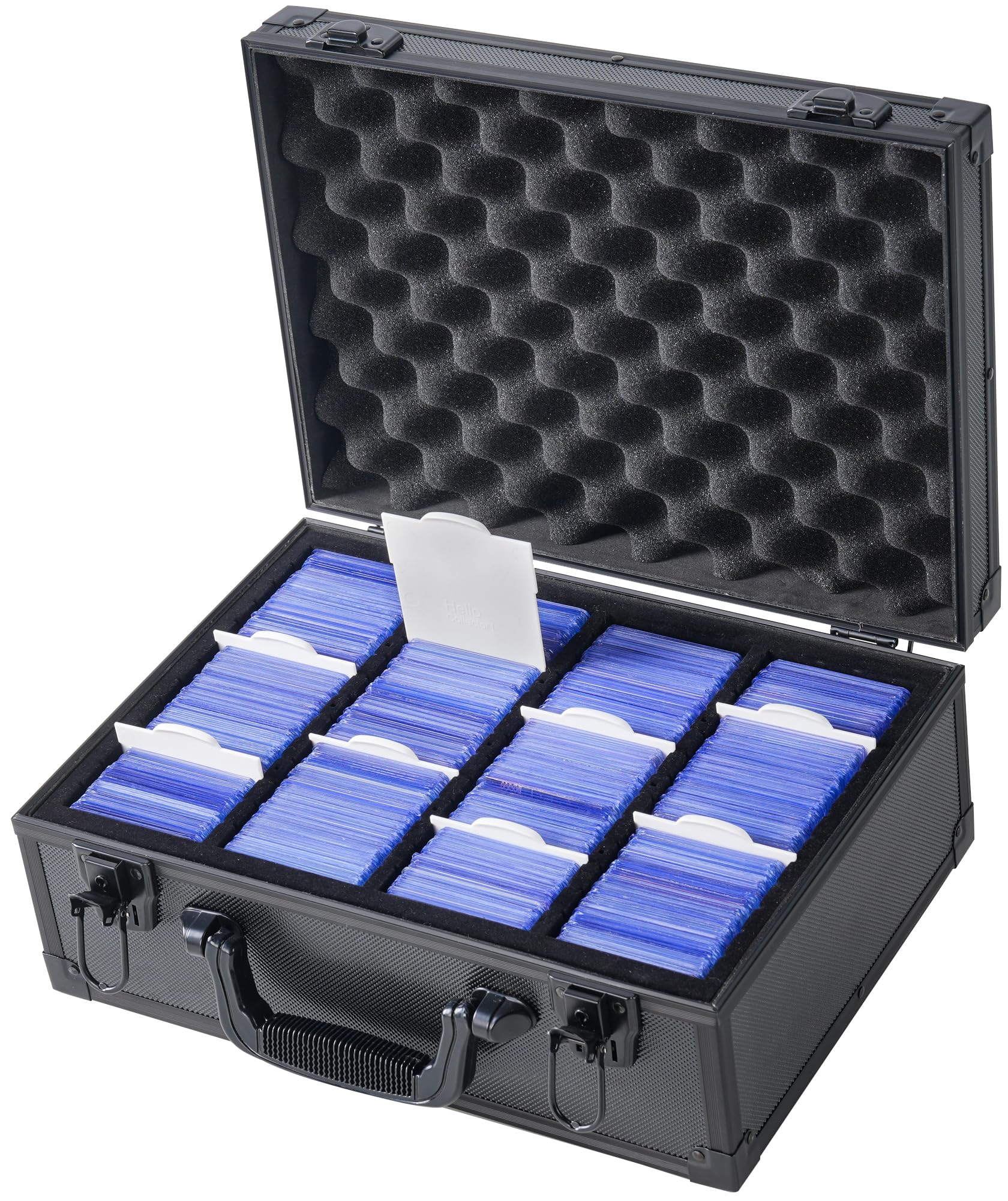 D DACCKIT Toploaders Storage Box - Hard Case for 3" x 4" 35pt Rigid Card Holders for Trading Cards & Sports Cards (Fits Top Loaders and Magnetic Card Holders)