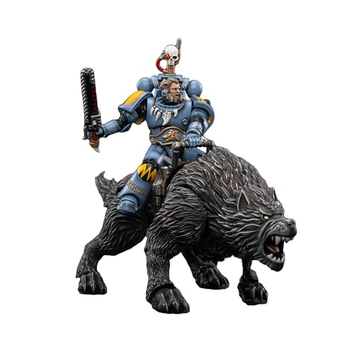 BLOOMAGE JOYTOY (BEIJING) TECH Warhammer 40K: Space Wolves Thunderwolf Cavalry Frode 1:18 Scale Action Figure