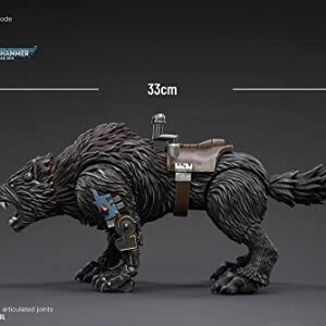 BLOOMAGE JOYTOY (BEIJING) TECH Warhammer 40K: Space Wolves Thunderwolf Cavalry Frode 1:18 Scale Action Figure