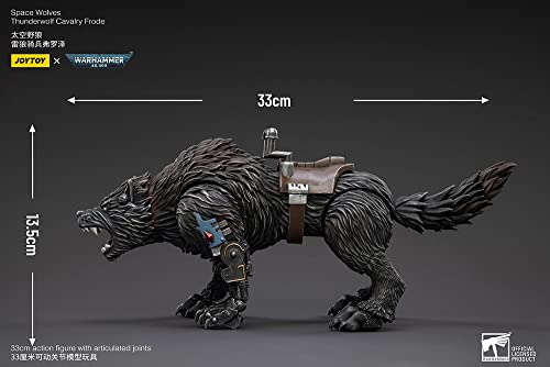 BLOOMAGE JOYTOY (BEIJING) TECH Warhammer 40K: Space Wolves Thunderwolf Cavalry Frode 1:18 Scale Action Figure