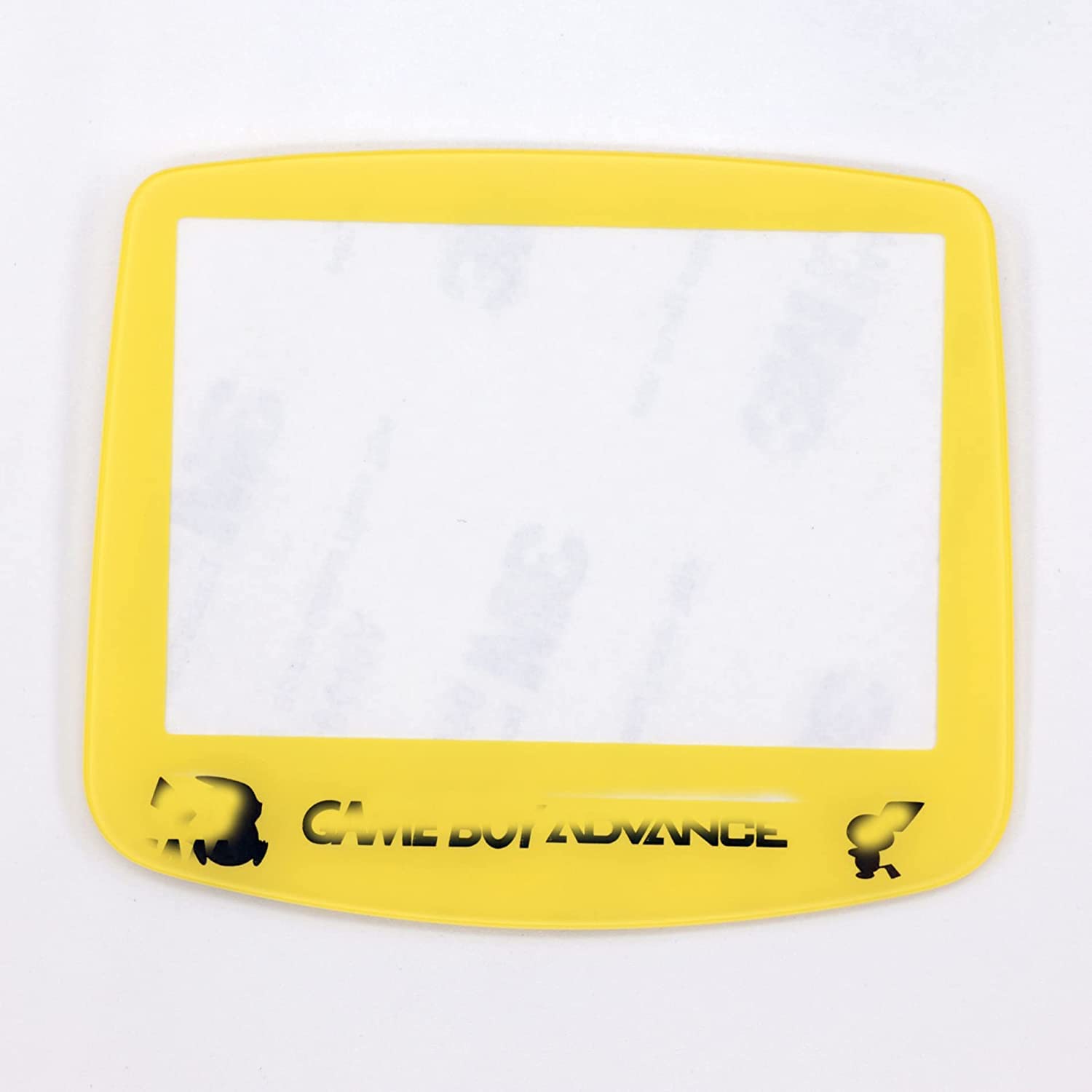 Glass Screen Lens Case Cover Protector for Nintendo Gameboy Advance GBA System Replacement (Yellow)