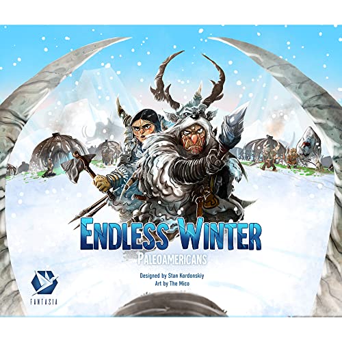 Endless Winter Paleoamericans Board Game | Prehistoric Territory Building Strategy Game for Adults and Kids | Ages 12+ | 1-4 Players | Average Playtime 60-90 Minutes | Made by Fantasia Games