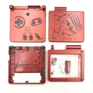 Full Housing Shell Pack Case Cover for GBA SP Gameboy Advance SP Shell Case with Buttons Kit (D)