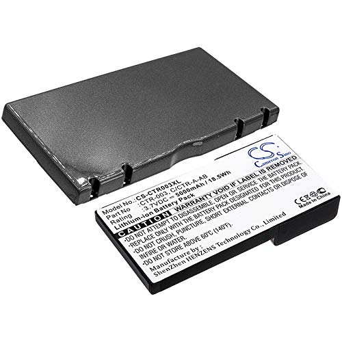 FYIOGXG Cameron Sino Battery for Nintendo 3DS, CTR-001, MIN-CTR-001 PN:Nintendo C/CTR-A-AB, CTR-003 5000mAh / 18.50Wh