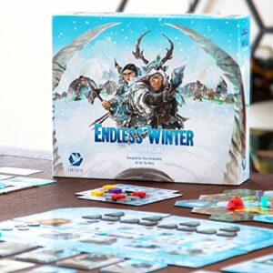 Endless Winter Paleoamericans Board Game | Prehistoric Territory Building Strategy Game for Adults and Kids | Ages 12+ | 1-4 Players | Average Playtime 60-90 Minutes | Made by Fantasia Games