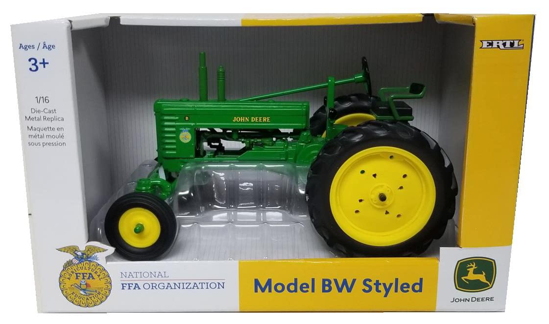 John Deere 1/16 Scale Model BW Styled FFA Tractor