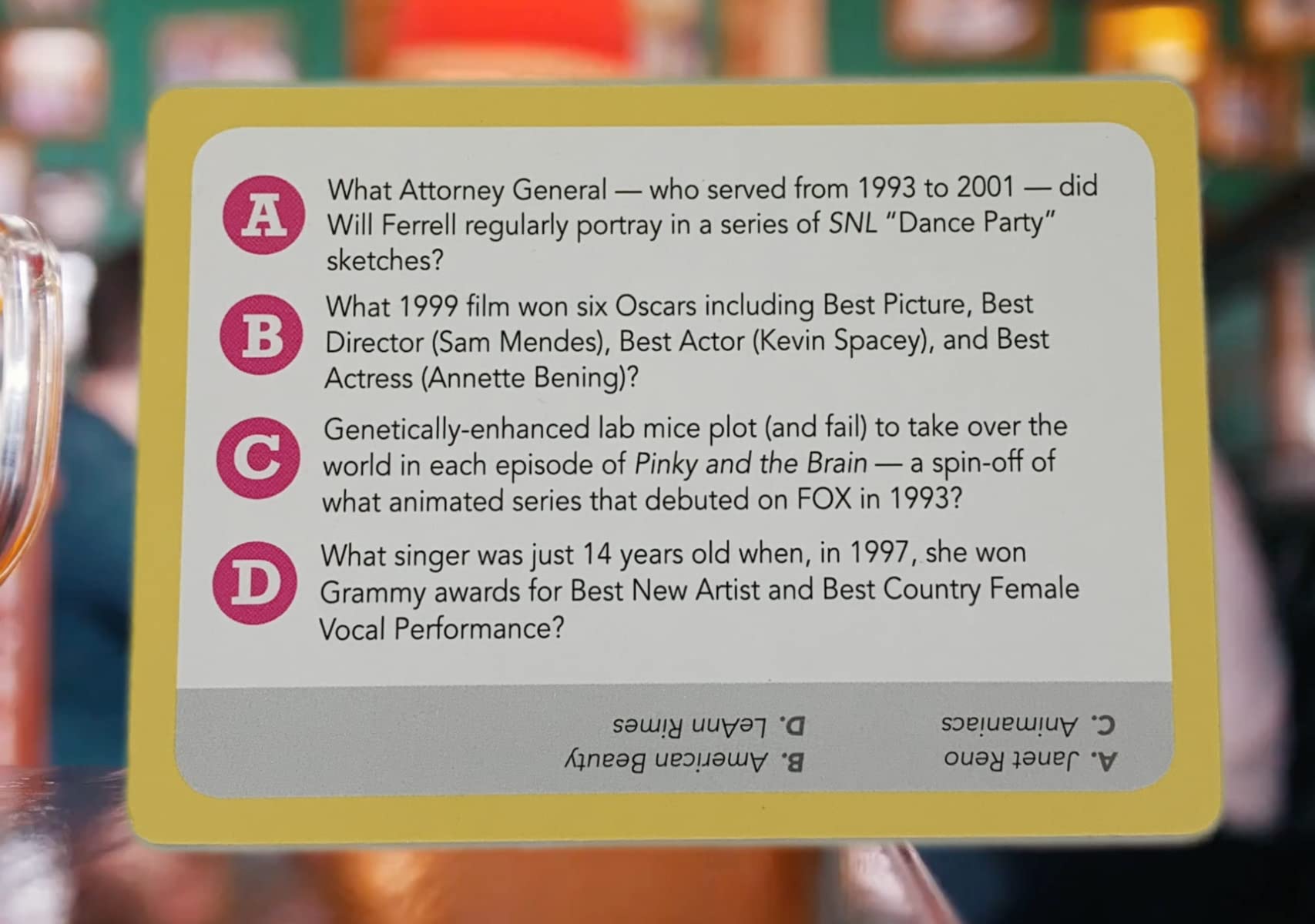 You Gotta Know 1990s - Trivia Game