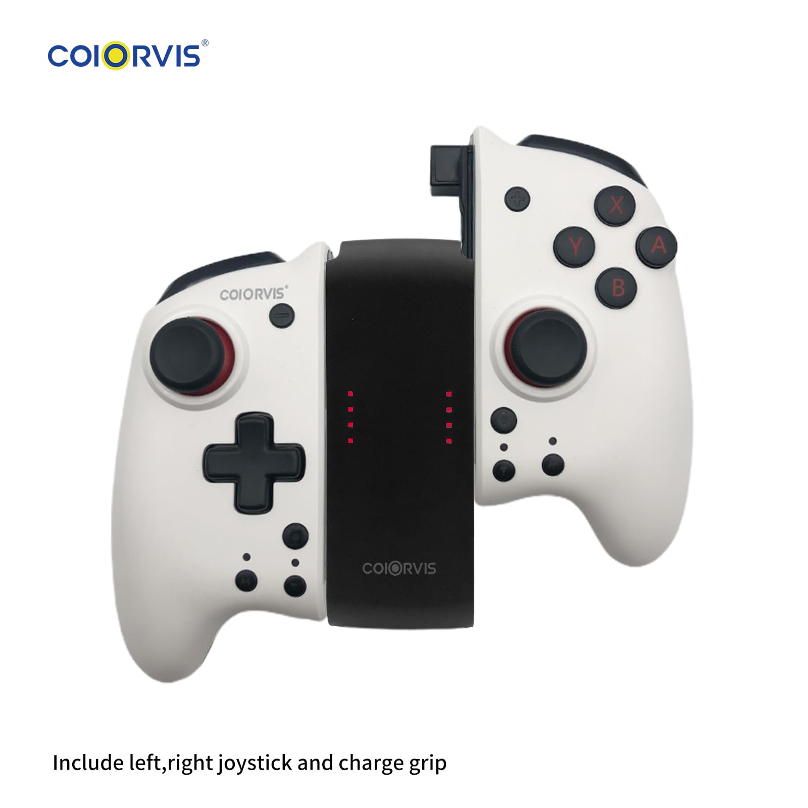 COIORVIS Switch Controllers Joy Pad Controller for Switch/Switch OLED,Wireless Switch Controller with Motion Control/Turbo… [nintendo_switch]…