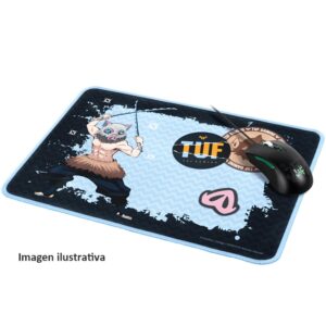 ASUS TUF Gaming P1 Portable Gaming Mouse pad (Nano-Coated, Water-Resistant Surface, Durable Anti-fray Stitching, and Non-Slip Rubber Base), Demon Slayer, INOSUKE